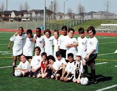 Equipe da escola Meninos da Vila do Canad 